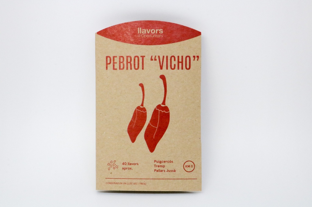 Llavors de pebrot "vicho" de Puigcercós